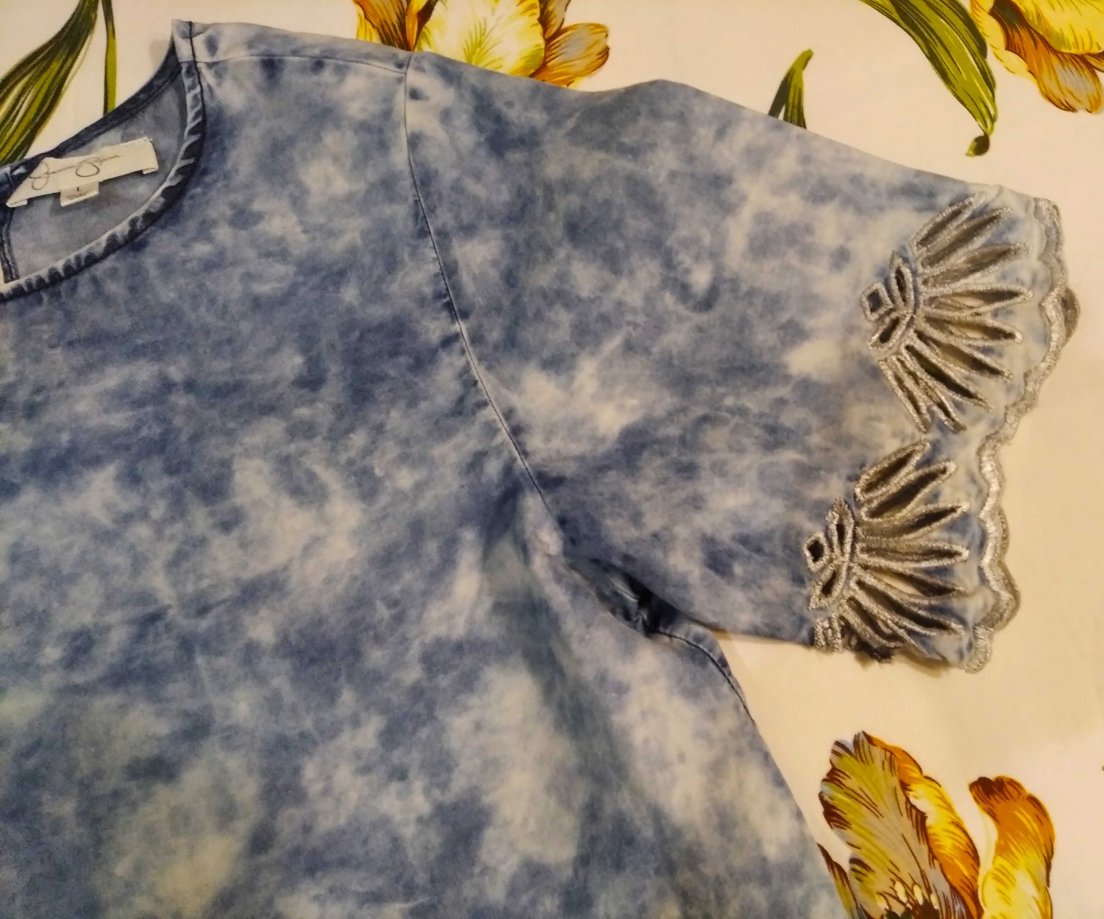 Джинсовая короткая  блуза, размер S /М, фирма Jessica Simpson