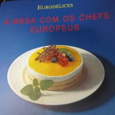 vendo livro a mesa com os chefes europeus doçaria