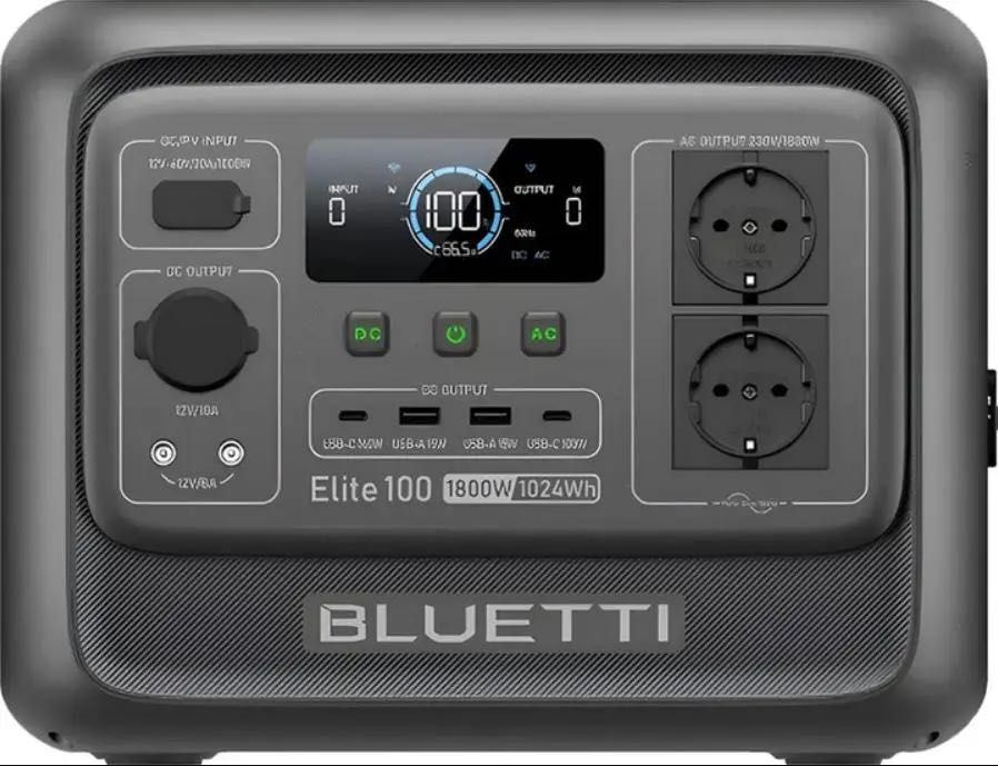 Зарядна станція Bluetti Elite 100 V2 / 1800 Вт / 1024 Вт⋅год / LiFePO4