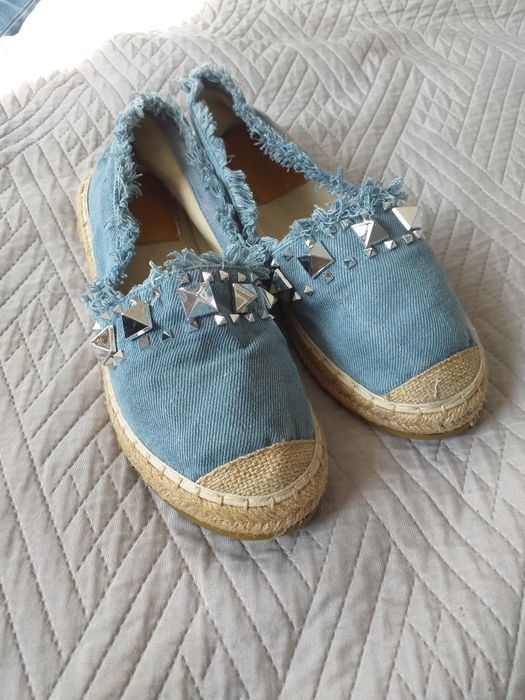 Espadryle jeansowe