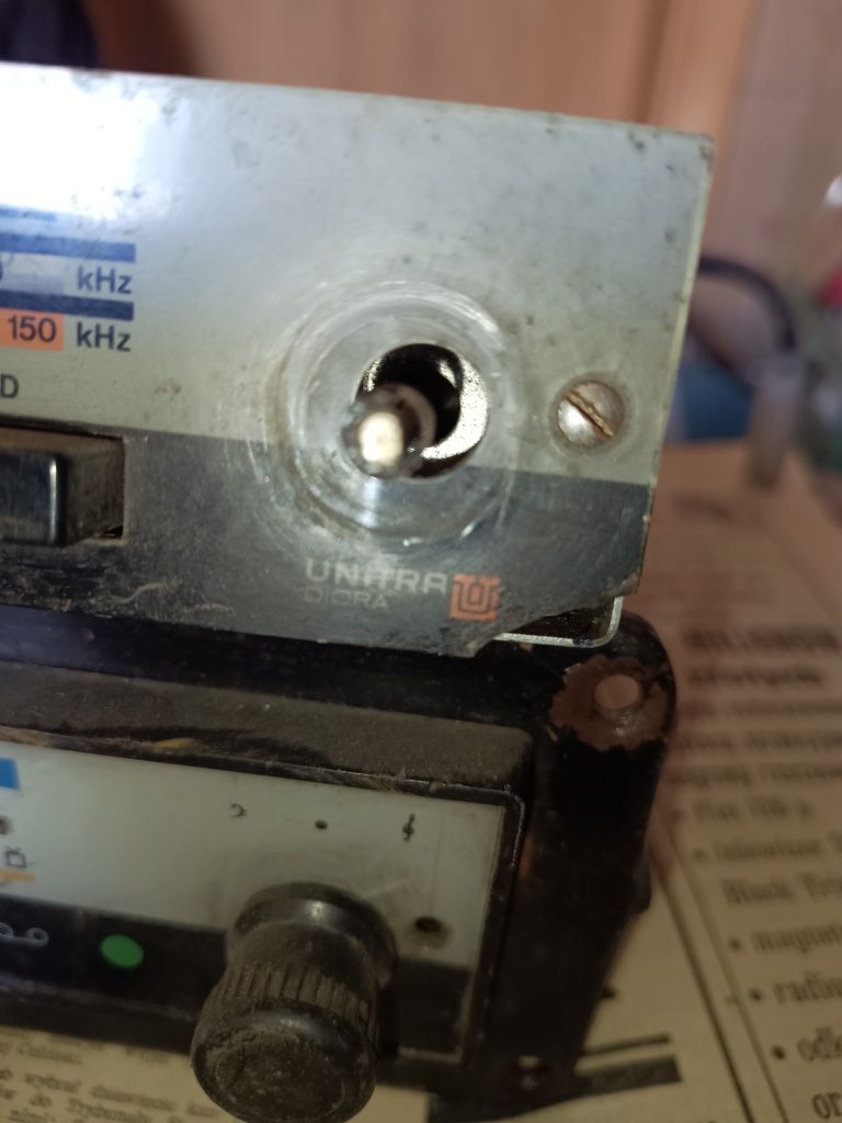 PRL. UNITRA Diora radio Safari i wzmacniacz AWT -202.