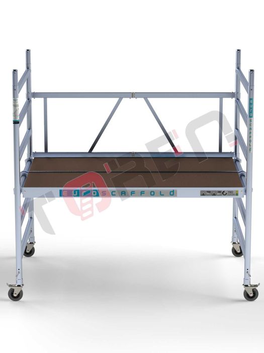 Rusztowanie Przegubowe aluminiowe EUROSCAFFOLD 135 Wysokość robocza 3m