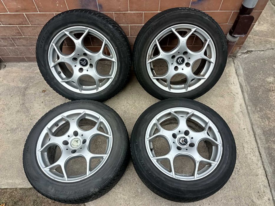 Felgi aluminiowe 16" 4x108- ET35, opony 205/55 R16