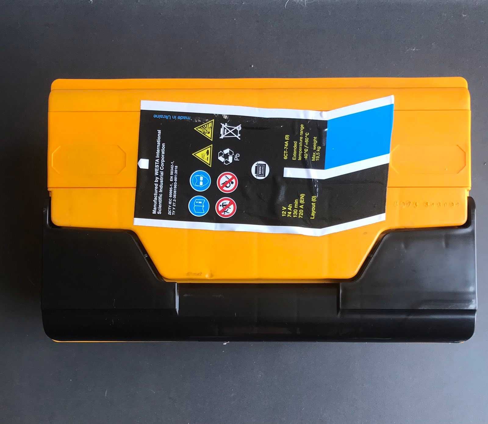 Автомобільний акумулятор FORSE 74Ah 720A R+
