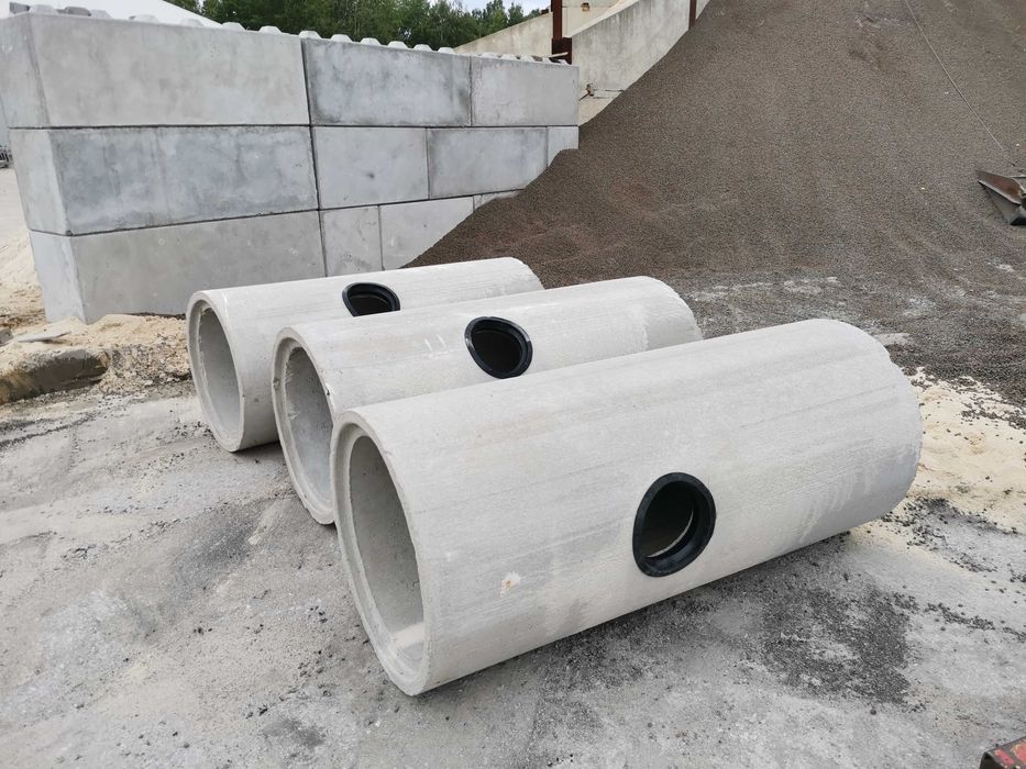 studzienka betonowa wpust uliczny rura z dnem fi 500