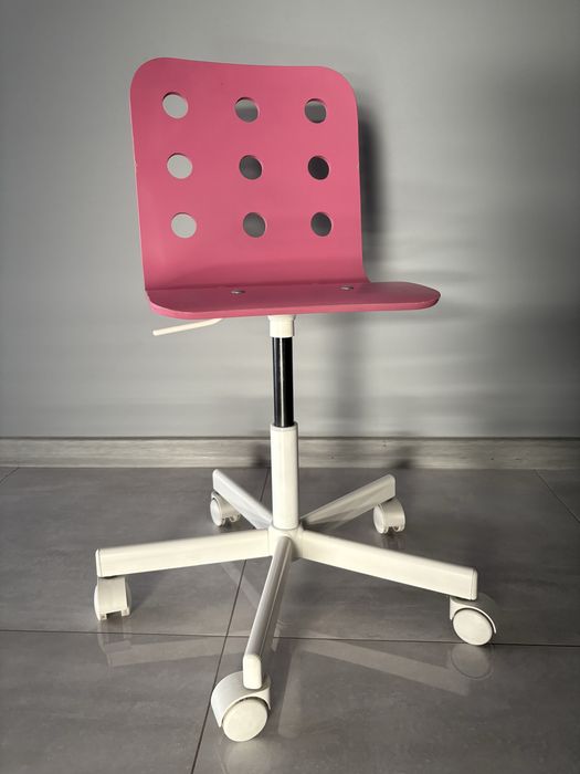 Krzesło obrotowe,dziewczęce,różowe IKEA