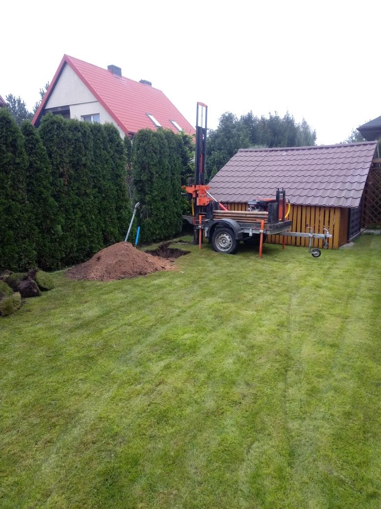 Wiercenie studni głębinowych oraz odwierty pod pompy ciepła