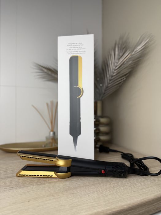 Dyson Airstrait HT-01 Onyx Black/Gold — стайлер утюжок фен для волосся