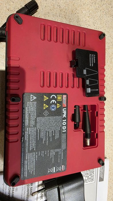 Urządzenie rozruchowe, kompresor, powerbank, latarka