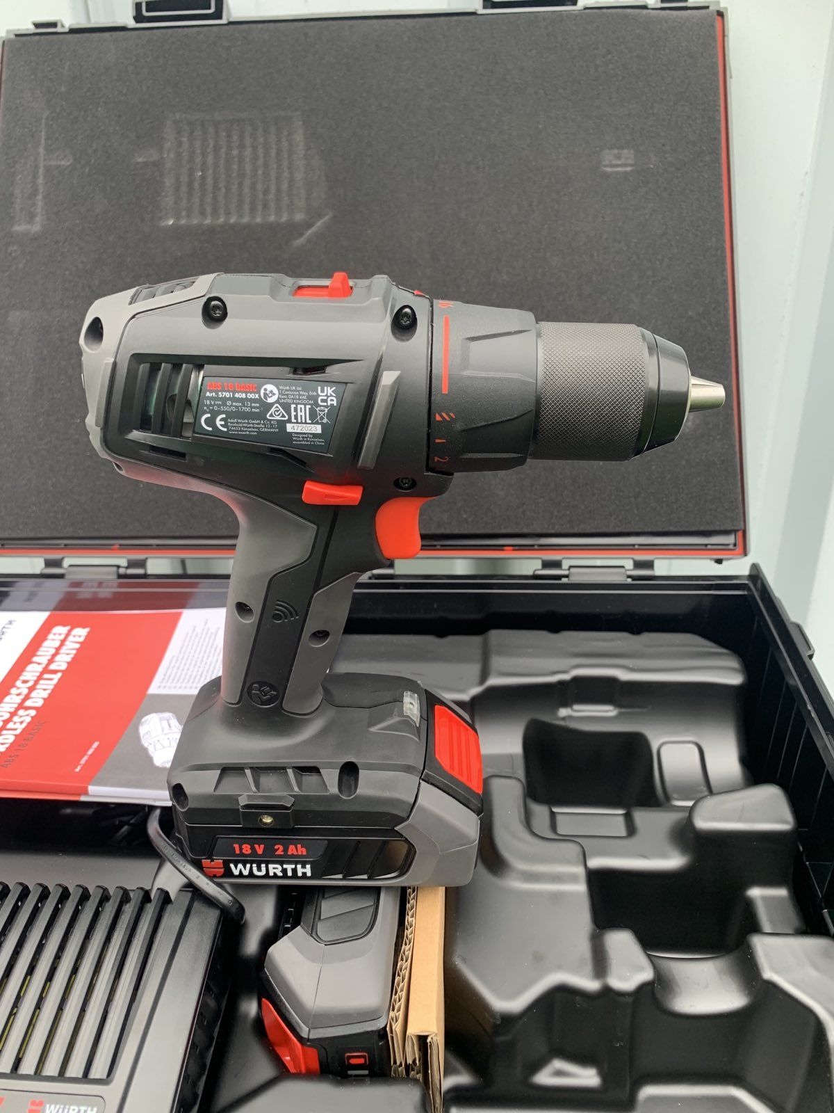 Шуруповерт акумуляторний Wurth ABS 18 POWER -CUBE