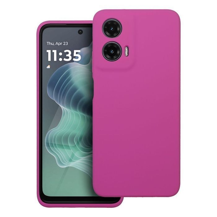 Futerał SILICONE 2mm do MOTOROLA G35 5G róż