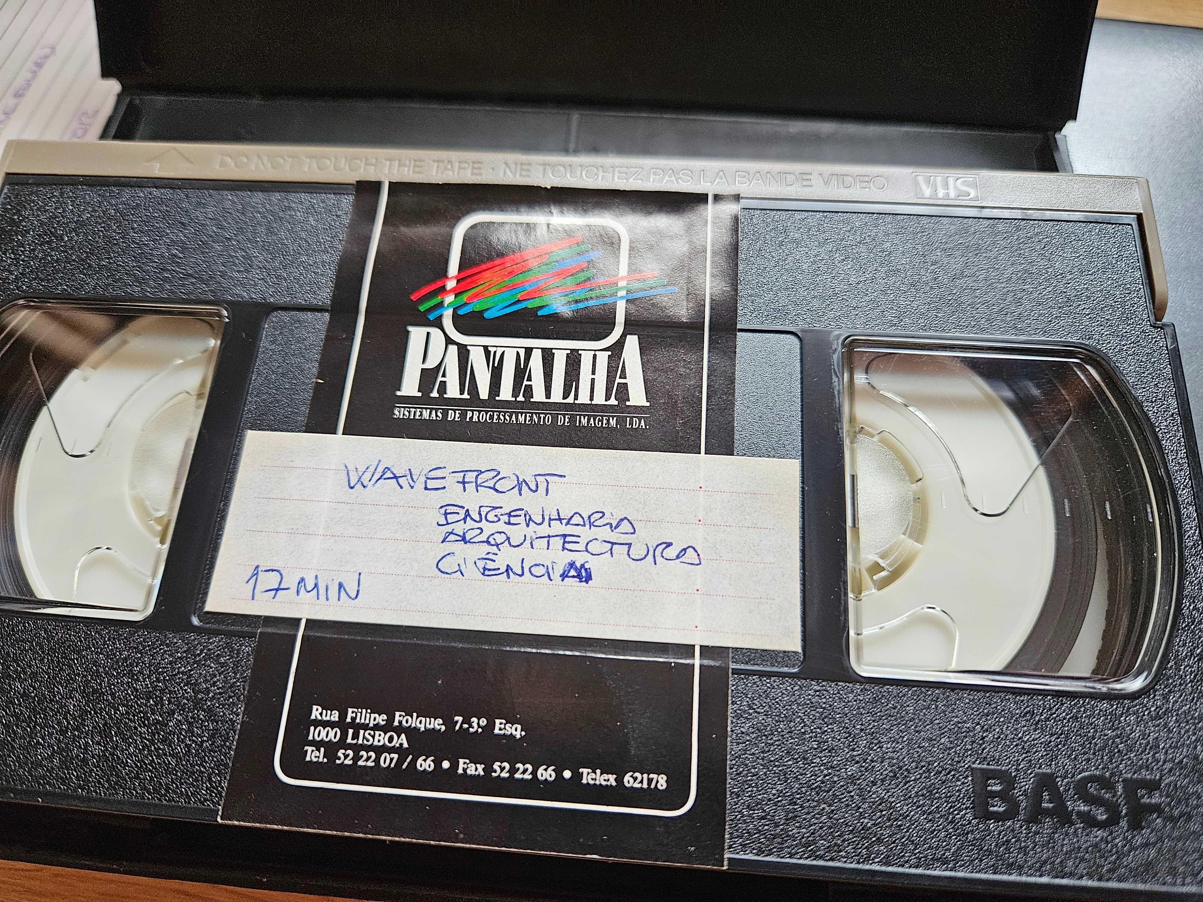 Cassetes VHS qualidade profissional