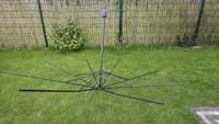 Parasol ogrodowy 3 m metry duży na korbę bez poszycia stelaż rurki