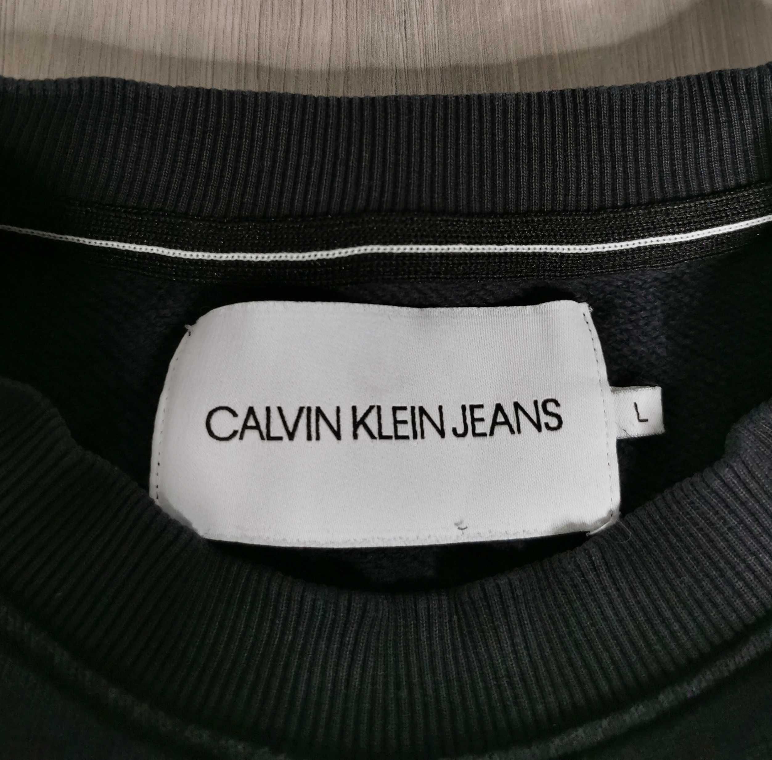 Bluza Calvin Klein big print duże logo rozmiar L/XL