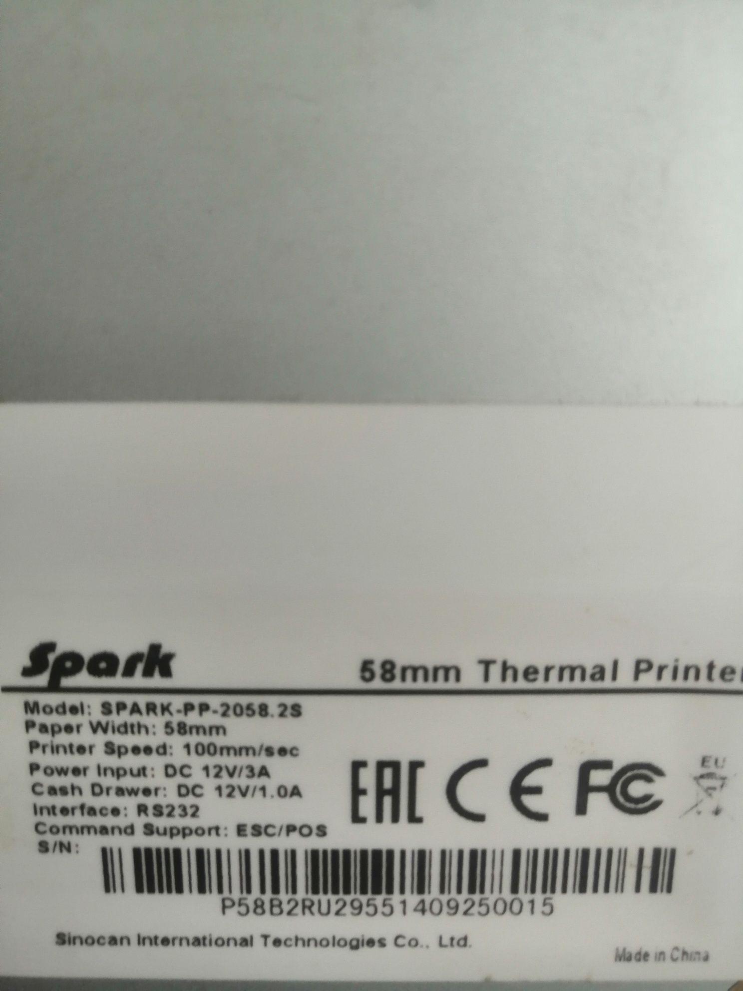 Принтер чеков SPARK-PP-2058.2S