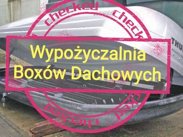 Wypożyczę Box Wypożyczalnia Boxów Dachowych. Bagażnik Dachowy THULE.