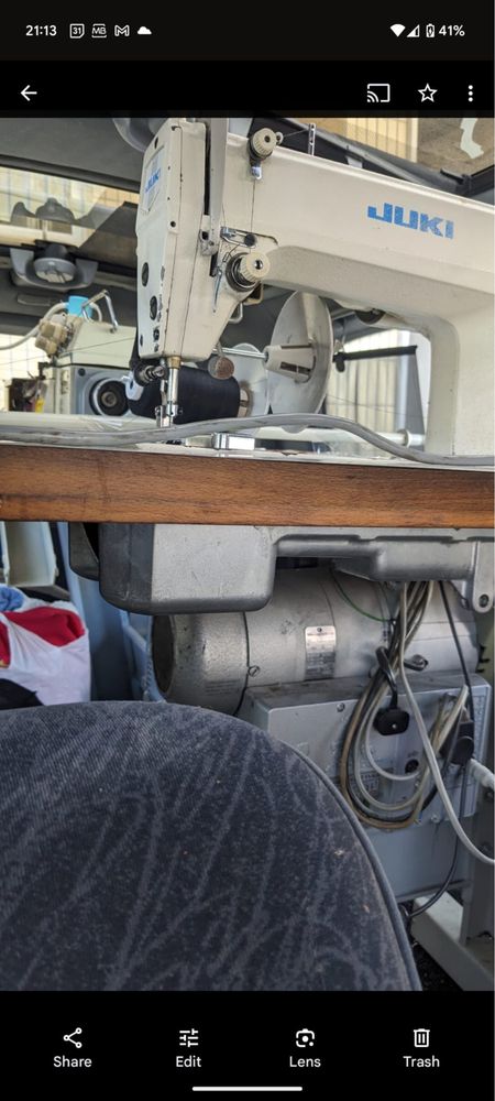 Máquinas Industriais de Costura (ponto corrido e overlock)