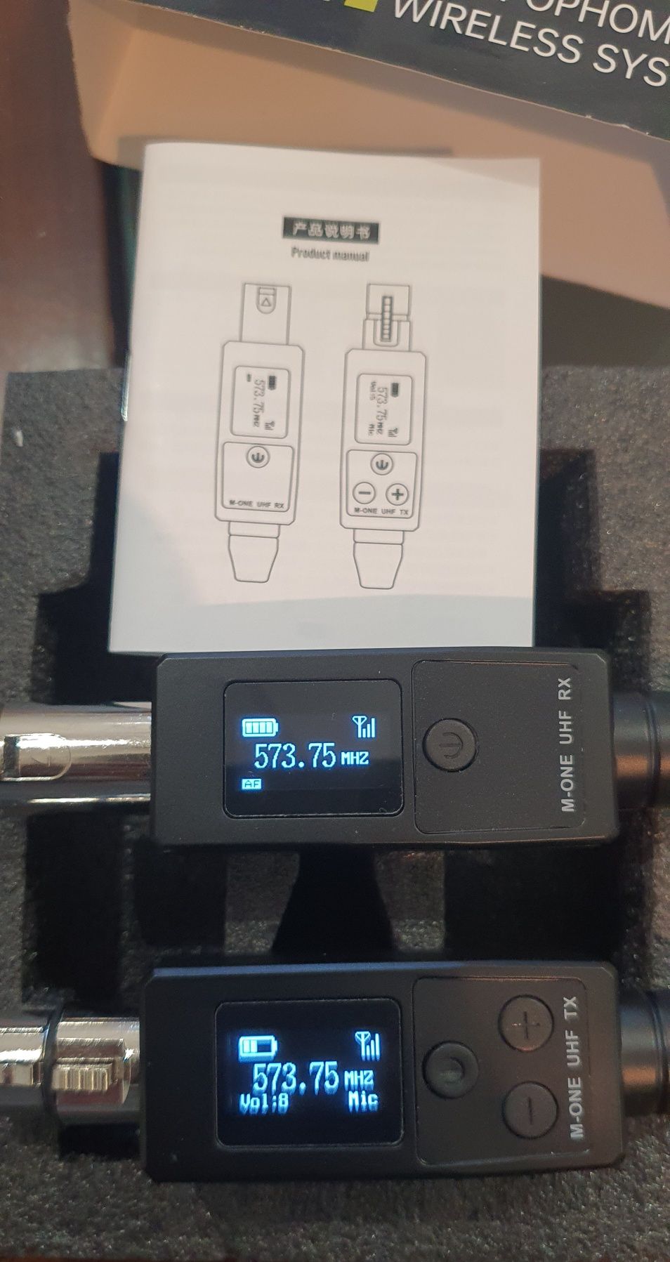 Sistema wireless microfone