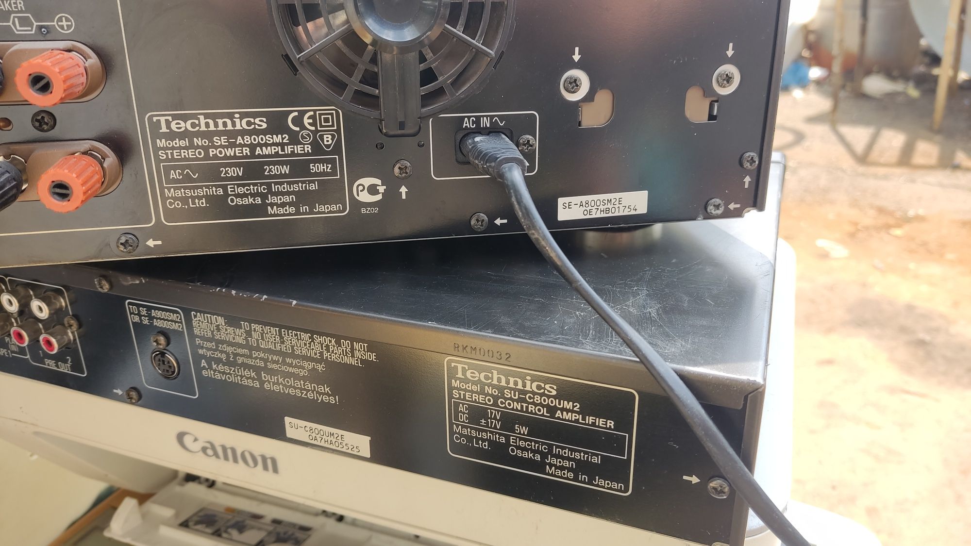 Стерео підсилювач з контролером Technics SE-A800
