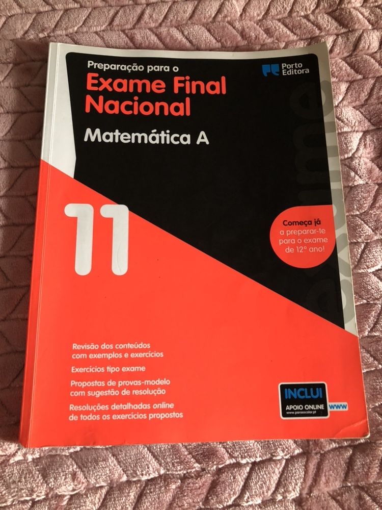 Livro de preparação para o exame de Matemática 11°Ano