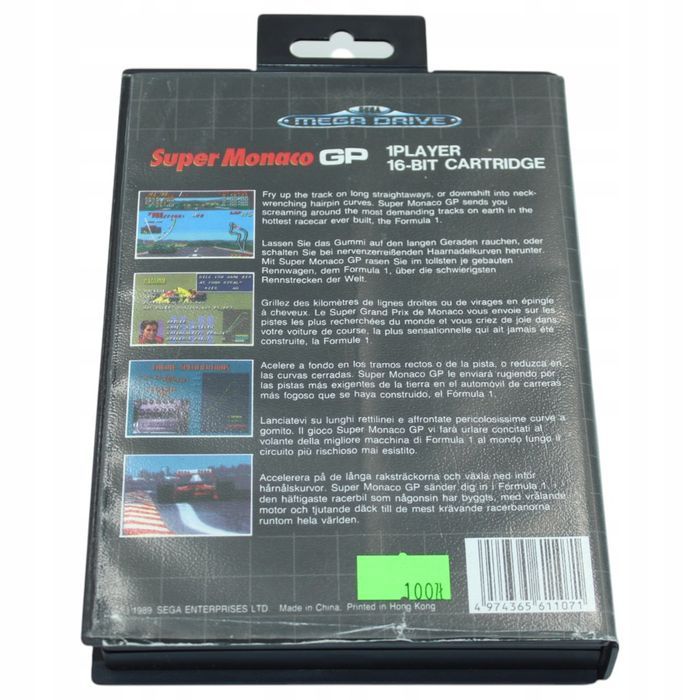Super Monaco GP Sega Mega Drive