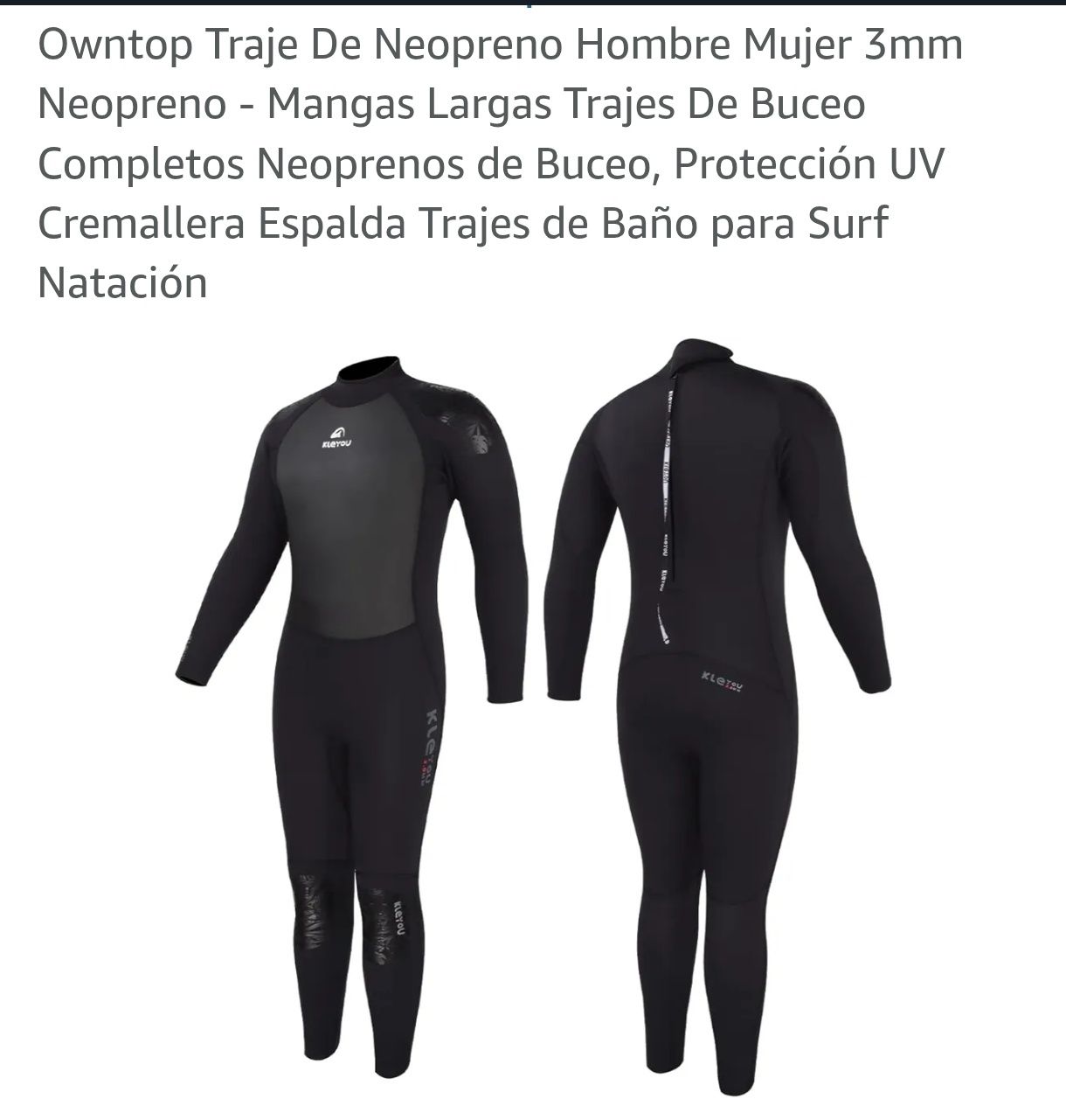 Fato mergulho neoprene