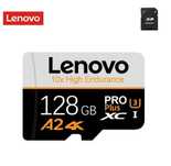 Nowa karta pamięci LENOVO microSDXC 128 GB U3 A1 V30 klasa 10 +adapter