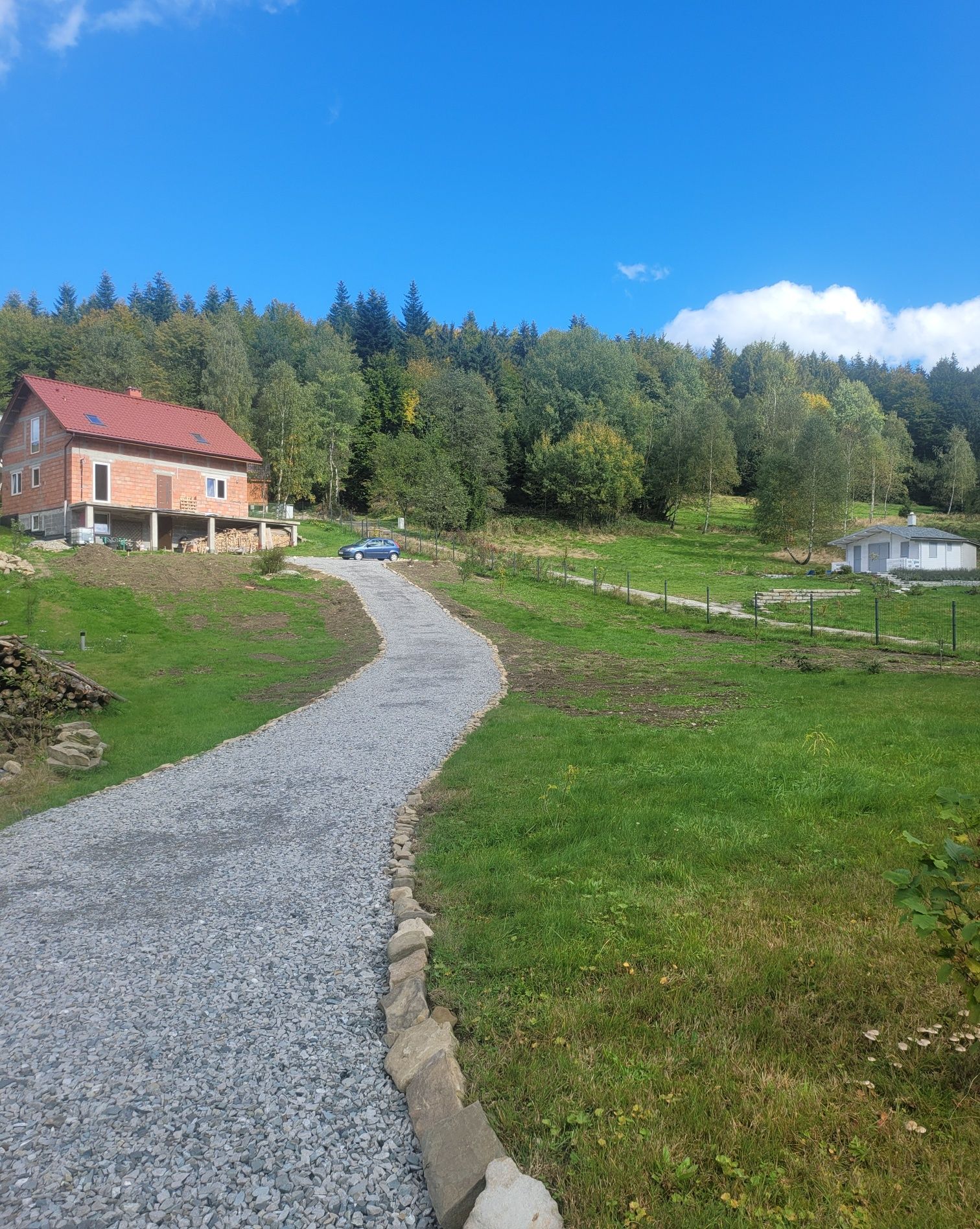 Budowa dròg dojazdowych,Utwardzenie terenu,drenaż,zabezpieczenie skarp