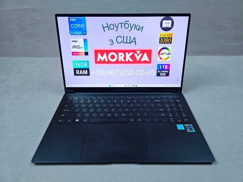 Ноутбук Samsung Galaxy Book Pro 15.6"/OLED/i7-1165G7/16GB RAM/1TB SSD