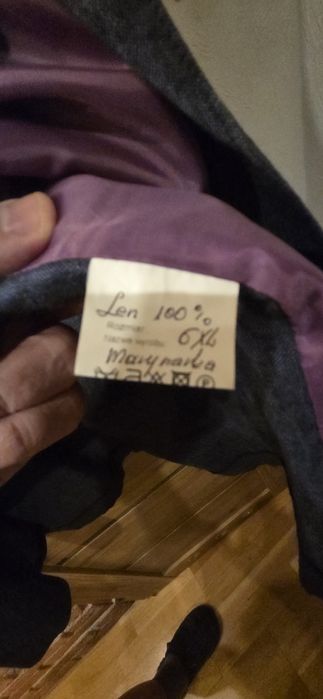 Lniana marynarka męska 6xl