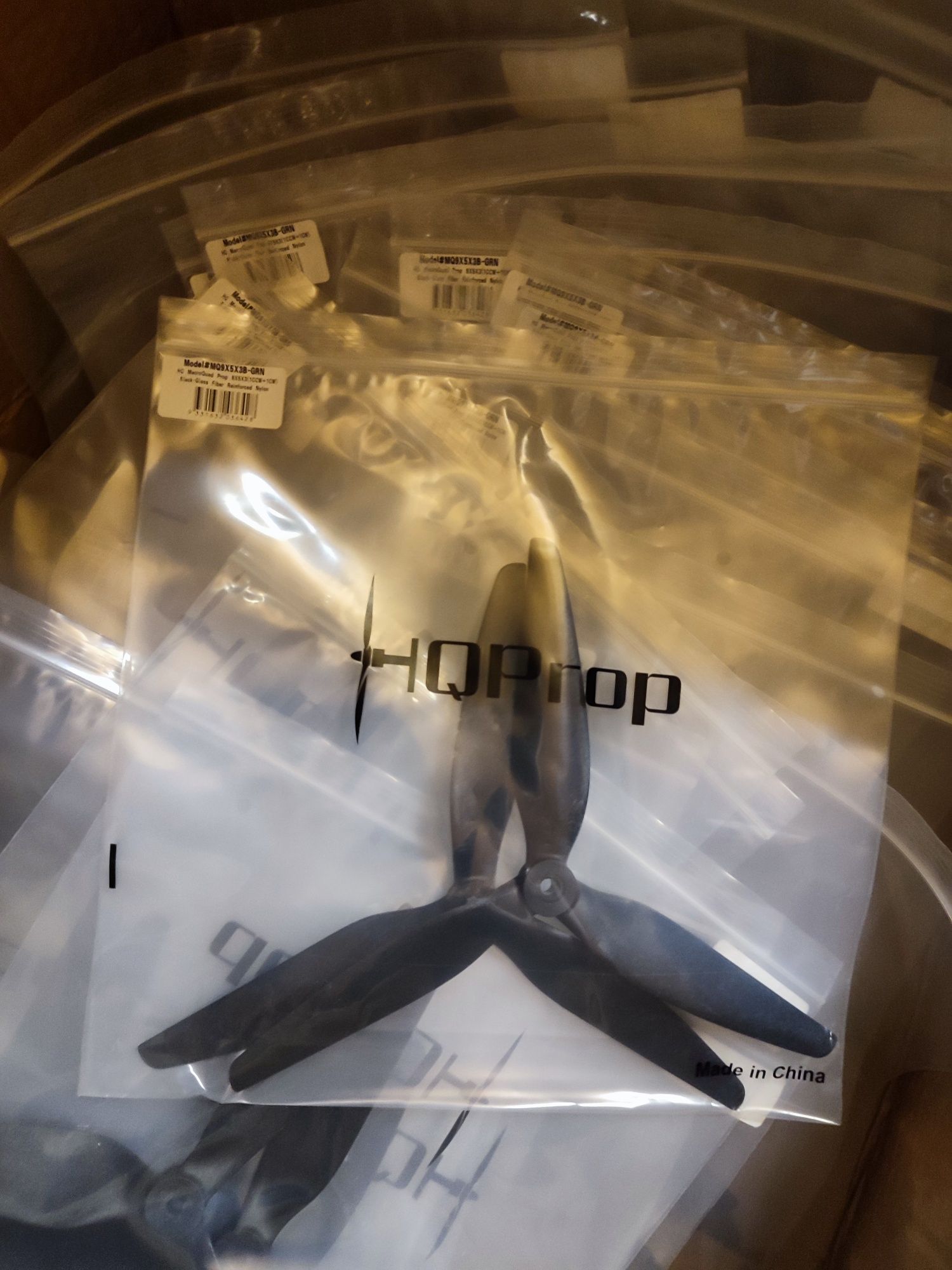 комплект пропелерів HQProp9X5X3 Black glass Fiber Nylon (2CW+2CCW)