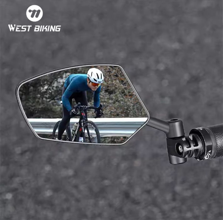 Rowerowe lusterko wsteczne WEST BIKING HD 360