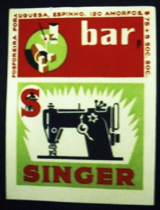 3 Estampas de caixas de fósforos antigas anos 60