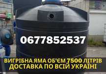 ЗНИЖКИ! Бочка для септика, канализация, выгребная яма, Пластикова яма