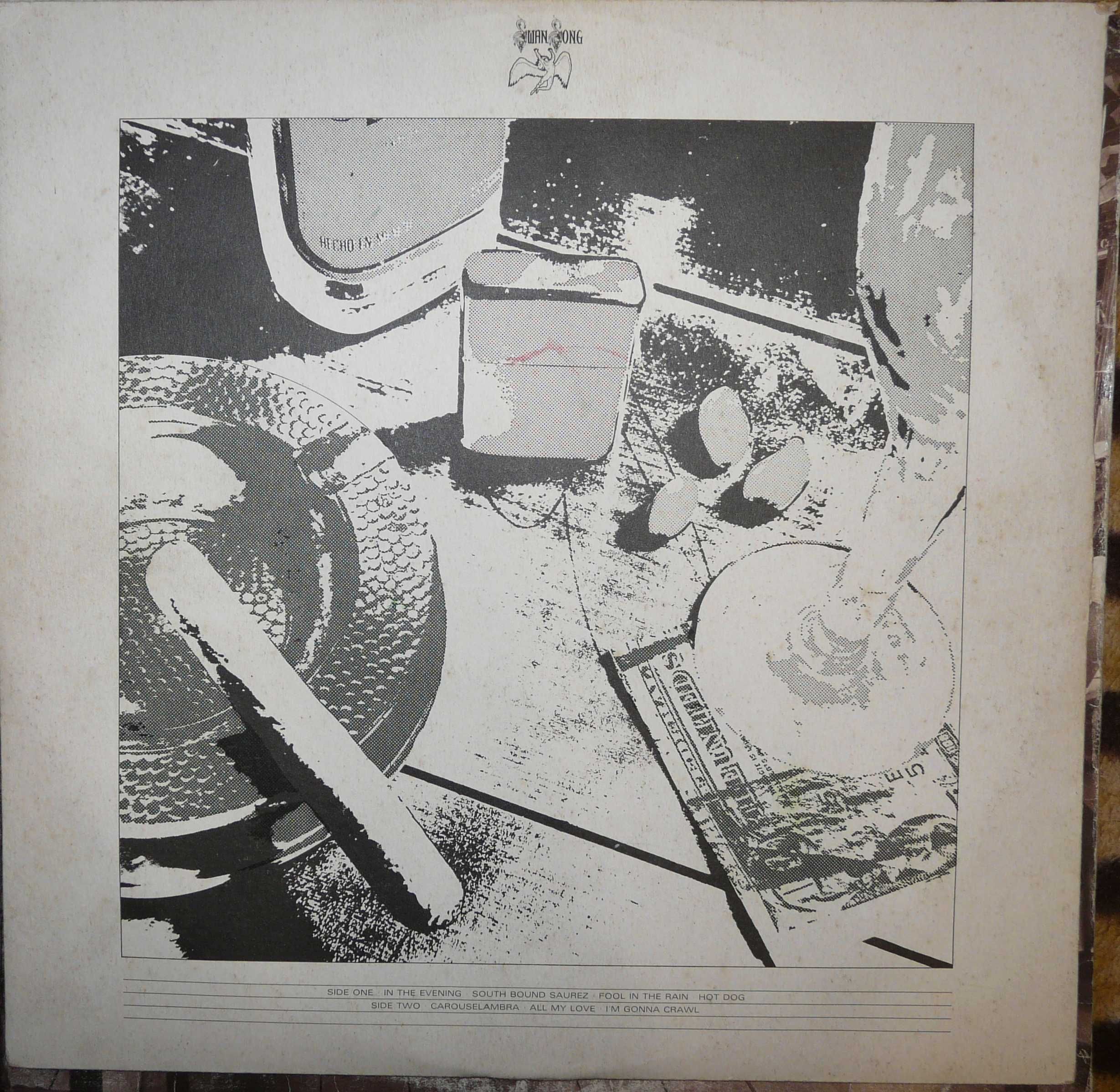 Led Zeppelin In Through the Out Door Winyl LP Uszkodz.