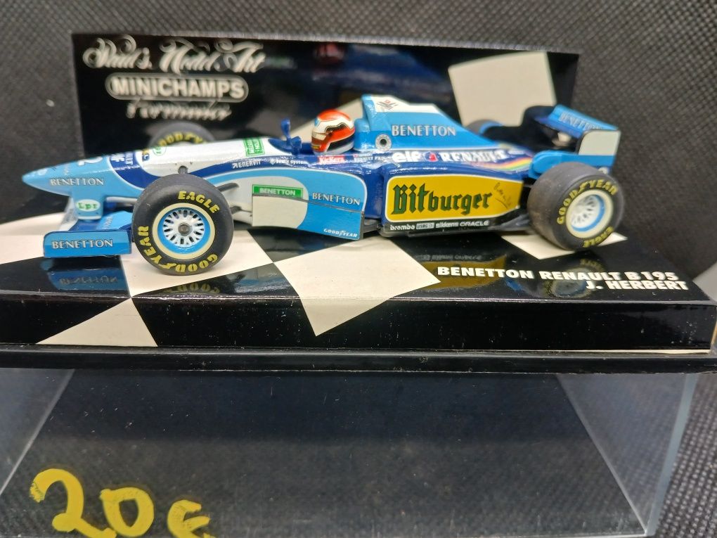 Miniaturas  de F1 escala 1/43 6 modelos diferentes