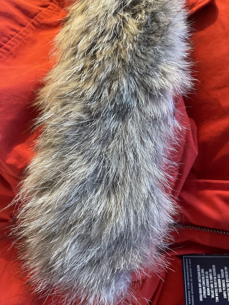 Woolrich arctic parka czerwona kurtka święta prezent