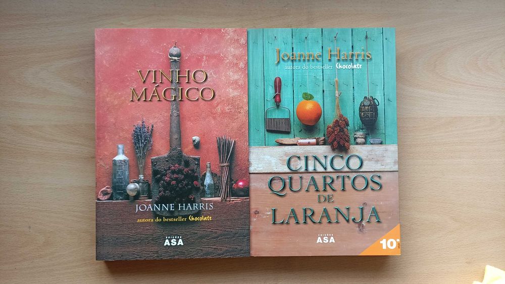 Conjunto 2 Livros "Chocolate" & "Vinho Mágico"- Joanne Harris c/ caixa