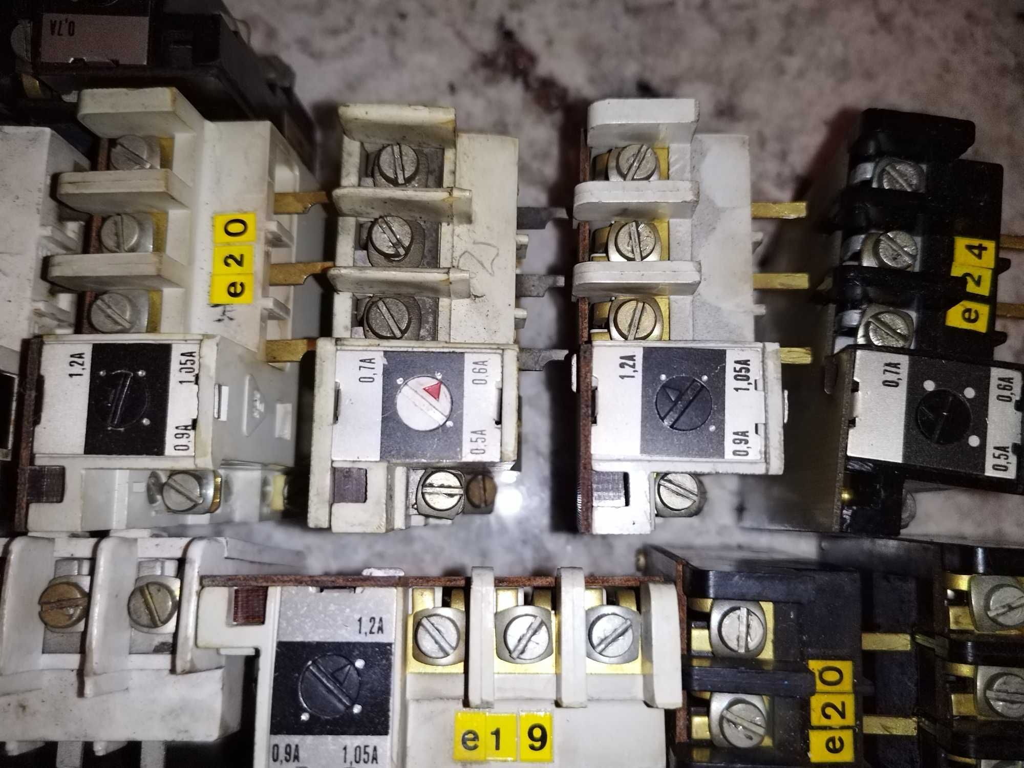 14 szt zabezpieczenia termiczne FAEL PSM-1 i P-16