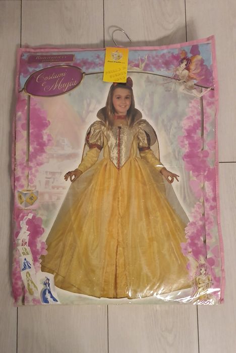 Princess Kostium Strój Karnawał Bal Przebierańców Królewna Śnieżka