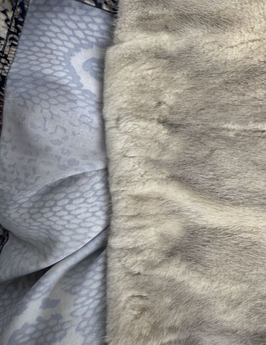 Норкова шуба натуральна не фарбована