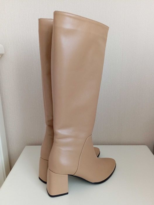 Нові чоботи шкіра новые сапоги кожа