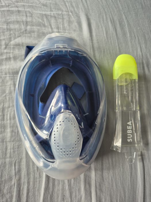 Maska do snorkelingu easybreath 540 Decathlon, rozmiar S/M