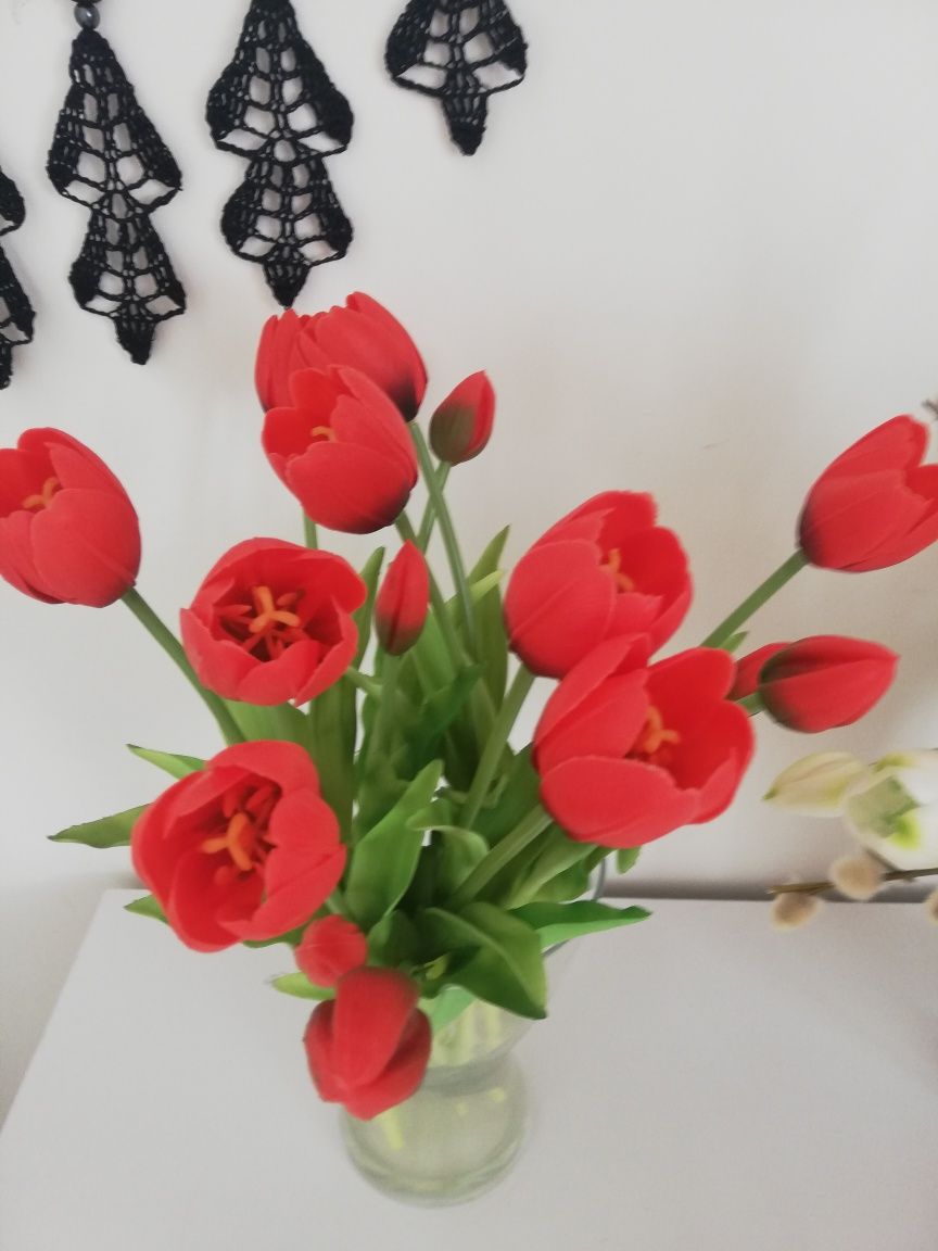 Tulipany silikonowe 5szt+ bazie