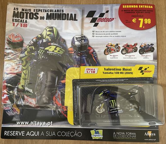 ÚLTIMAS 3 - Réplica Valentino Rossi Moto GP Miniatura