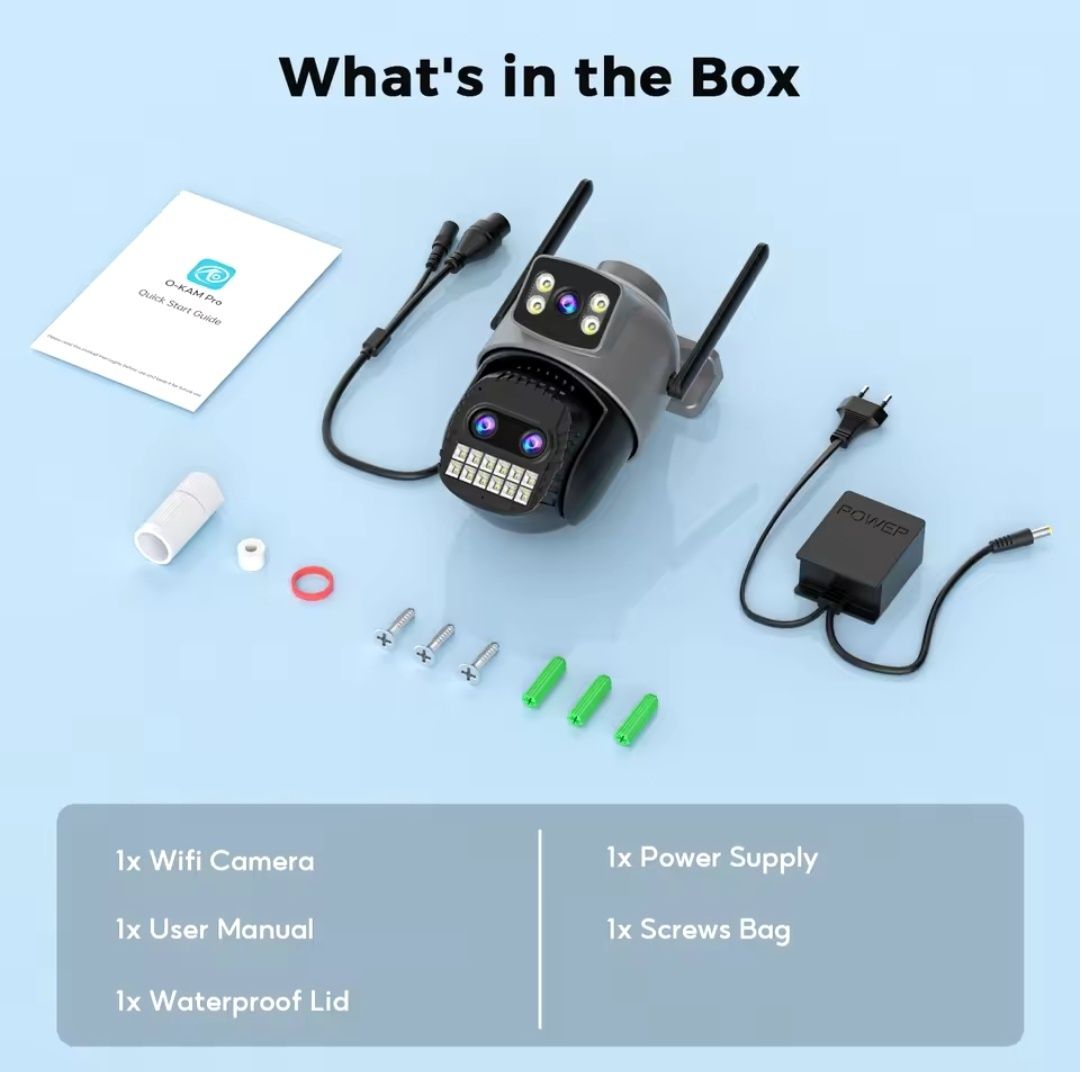 WI-FI цифрова вулична поворотна IP камера 15 MP  10x  Зум. FuLL-HD