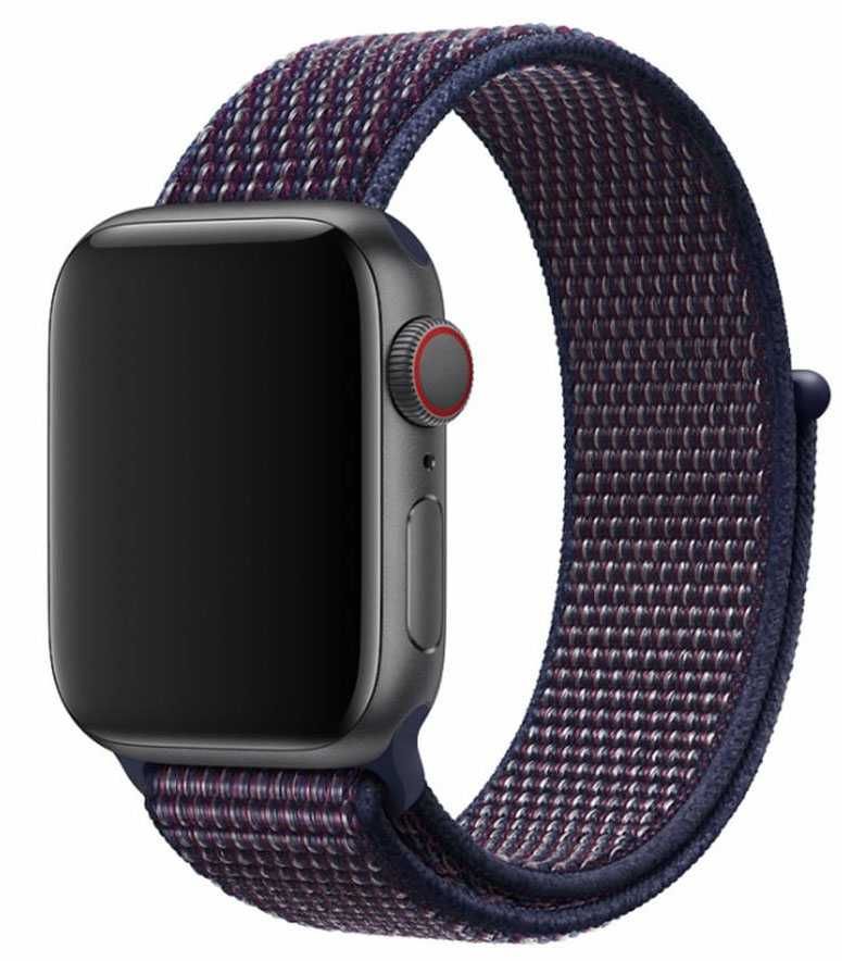 Pasek Devia do Apple Watch 1, 2, 3, 4, 5, 6, 7 rozmiar 42-44 mm indigo