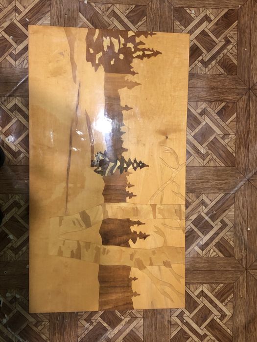 Картина дерево шпон вінтаж срср