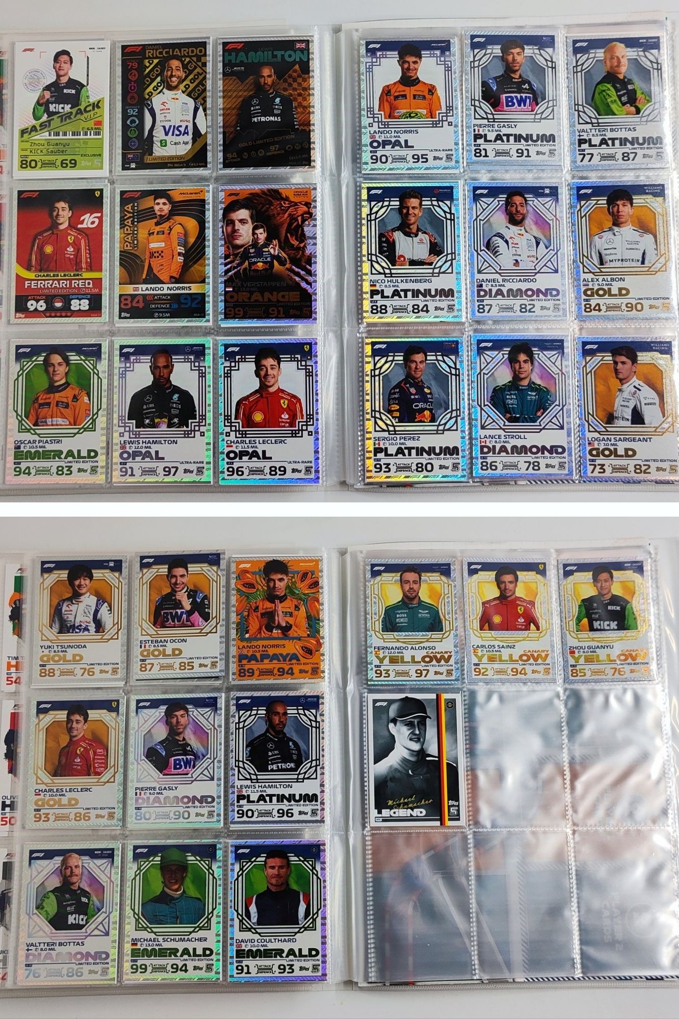 Álbum Completo (1-344) + 25 LE + 12 MGA Topps Turbo Attax 2024