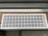 Película Teclado Autocolante Cinzento Windows PT 13x13 Stickers
